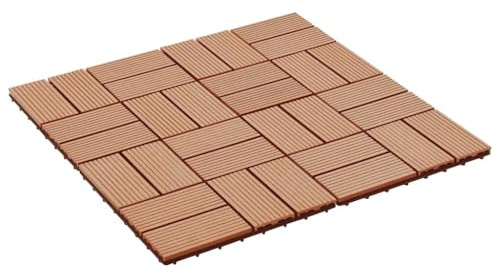 Laminatboden Bodenbeläge,Terrassenfliesen 6 Stk. 50x50 cm Holz Grün,Küchenboden für Wohnzimmer,Esszimmer und Küche