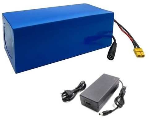 Batería de Iones Litio para Bicicleta eléctrica, 70 V, 20 Ah con protección BMS y Cargador para Motores, Conector XT90