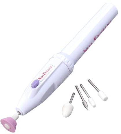 LALADEFIEE Mini Portable Electric Nail Polisher Nail Drill Tool with Carving and Sharpening Functions Suitable for Home Use and Professional Salon