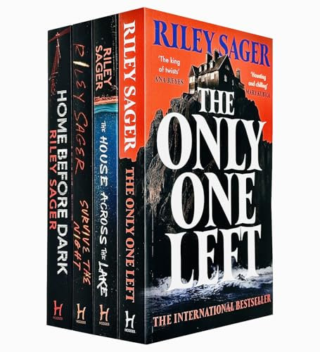 Riley Sager Collection 4 Books Set (Home Before Dark, Survive The Night, The House Across The Lake & The Only One Left)