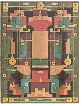 Lion’s Den (Sybil Pye Bindings) Ultra Lined Hardcover Journal: Hardcover, 120 gsm, ribbon marker, memento pouch, elastic closure