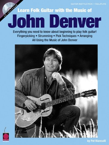 Learn Folk Guitar With The Music Of John Denver Tab Book/Cd
