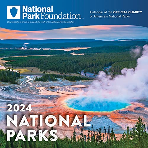 Wandkalender 2024 National Park Foundation: 12 Monate Naturkalender & Fotosammlung (Monatskalender)
