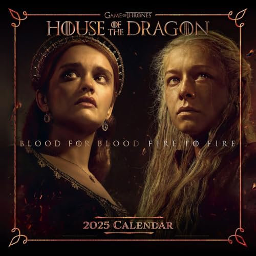Game of Thrones – House of the Dragon – Offizieller Kalender 2025: Original Danilo-Kalender [Mehrsprachig] [Kalender] (Wall-Kalender)