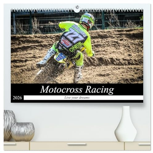 Motocross Racing 2026 (hochwertiger Premium Wandkalender 2026 DIN A2 quer), Kunstdruck in Hochglanz: Motocross vom feinsten (CALVENDO Sport)