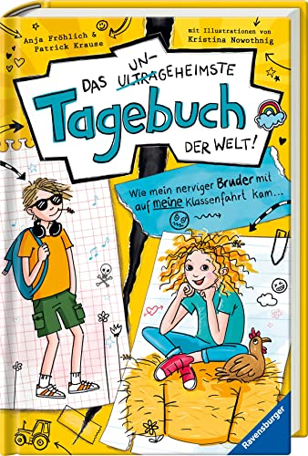 Das ungeheimste Tagebuch der Welt!, Band 3: Wie mein nerviger Bruder mit auf meine Klassenfahrt kam … (Comic-Roman aus zwei Perspektiven für Kinder ab ... (Das ungeheimste Tagebuch der Welt!, 3)