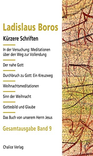 Kürzere Schriften: Gesamtausgabe Band 9