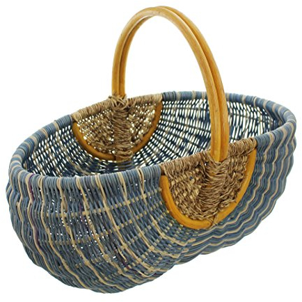 Einkaufskorb Blau/Natur