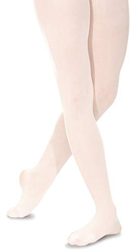 Roch Valley BL40 hochwertige Ballett Strumpfhose Weiß I (110-116cm)