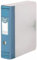 Hermes A4 80mm 2D-Ring Polypropylene Box File - Blue