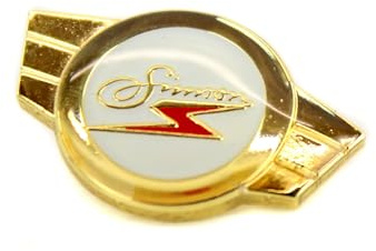 PIN SIMSON Kleinkrafträder, Warenzeichen, Plakette - GOLD