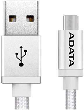 ADATA 1m, USB2.0-A/USB2.0 Micro-B câble USB USB A Micro-USB B Argent