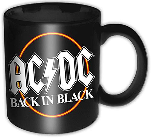Tazza Ceramica Back in Black Circle