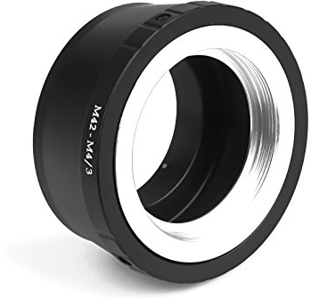 M42 - M4/3 Objektivadapter Anschluss M42 Objektiv an Micro 4/3 MFT Adapter