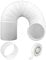 Spares2go Kit de extensión de tubo de aire acondicionado de PVC (6 m, 13 cm).