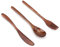 Fdit Juegos de Vajilla de Madera Natural Japonesa Juegos de Cubiertos Reutilizables de Viaje Juego de Cubiertos Juego de Vajilla Cuchillo Tenedor Cuchara(Cuchillo y Tenedor y Cuchara Solamente)