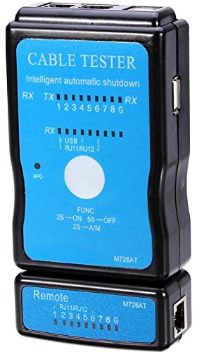 MASUNN Universal Netzwerkkabel-Tester LAN-Kabeldetektor Micro USB RJ45 RJ11 RJ12 Netzwerk Ethernet Tools CAT5 Kabeldetektor