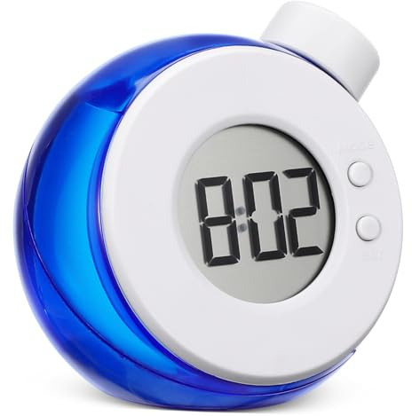 VOSAREA Horloge à Eau sans Pile Affichage LED, Générée par Réaction Chimique, en Plastique, pour Décoration de Bureau et Maison