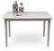 Homely | Mesa de Comedor o Cocina - Kansas | Mesa Auxiliar | Diseño Sencillo y Moderno | Madera Lacada Color Gris | 112x74 cm