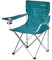 Eurohike Peak Folding Chair with Drinks Holder & Arm Rests for Adults & Kids, Lightweight, Portable, Compact, Ideal for Camping, Festivals, Picnics, Beach & Outdoor Events (Teal)