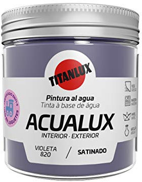 Titanlux - Acualux Satinado 75 ml (J11082075 Violeta)