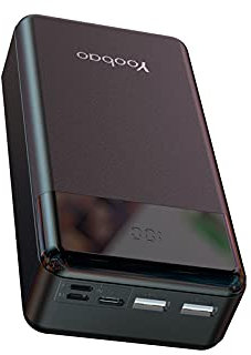 KINGDUO 30W Pd 30000Mah Power Bank Three Input/Three Output/Led Elegent Quick Charging - Black