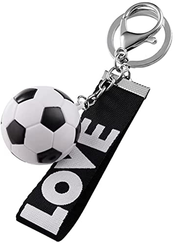 RAN-Keychain Fußball Keychain Anhänger Fußballkugel Auto Schlüsselanhänger LKW Schlüsselanhänger Legierung Schlüsselanhänger for Männer Frauen Geldbörse Charme