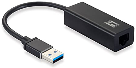 LevelOne USB-0401 Gigabit USB Netzwerkadapter USB3.0-> RJ45 10/100/1000 0.15m