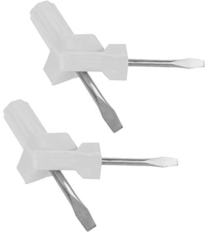 MAGICLULU Screwdriver Sewing Machine Small Handle Screwdriver Short Mini Portable 4pcs Flathead Head