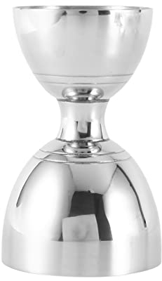 Wresetly Barra in acciaio Inox Jigger 1/2 Oz, Tazze Una Misura Jigger Jigger 1Oz 2Oz