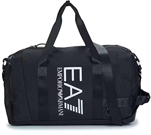Borsone uomo Emporio Armani EA7 vigor7 gym bag black/white logo UBS23EA07 245062 Grande