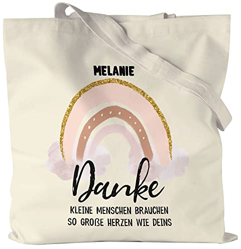 Kiddle-Design Erzieher Jutebeutel Dankeschön Erzieherin Geschenk Danke Abschiedsgeschenk Kindergarten Kita Abschied Tagesmutter Kindergärtnerin