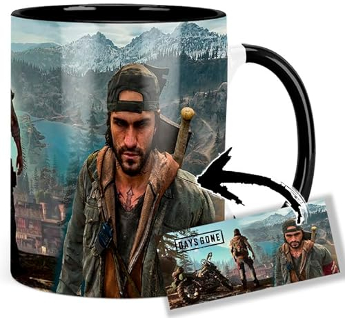 Days Gone Deacon St John Samuel Witwer B Tasse Innen & Henkel Schwarz Keramikbecher Mug