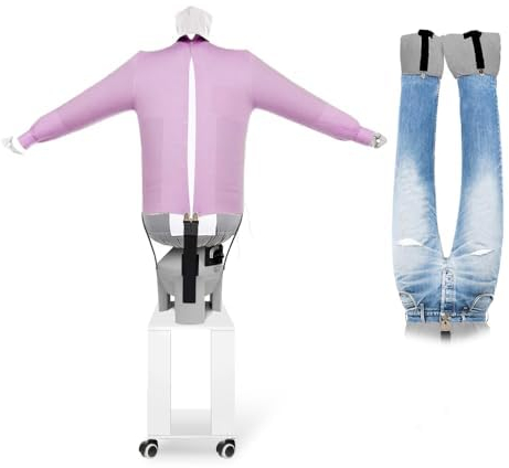 EOLO Stirasciuga SA16 SP Inox Stira Asciuga Automatico Camicie Pantaloni Stiratrice Manichino Asciugatrice Ferro Stiro Facile Verticale Bambola Stiratrice Made in Italy Garanzia 5 Anni Efficienza A++