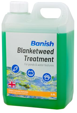 Pisces Banish Blanketweed 2500ml Pond Water Treatment String Algae Remover