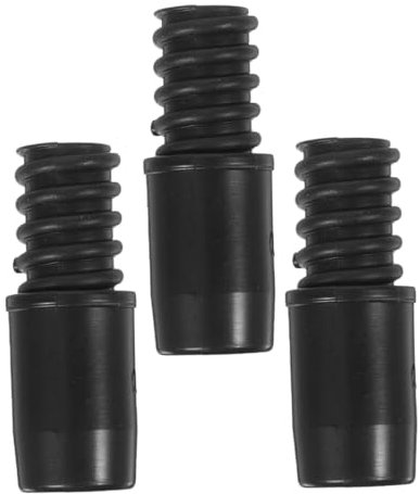 ANDRESLAD 3pcs Plastic Threaded Handle Tip Connector for Broom Handle Extension Pole Adapter Replacement Tips for
