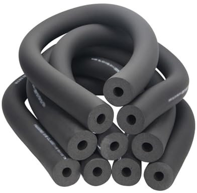 Outdoor Antifreeze Pipe Insulation Water Foam Tube Pipe Lagging Tubing, Interior Diameter 6.0 mm, 9.0 mm, 16.0 mm, 19.0 mm, 22.0 mm, 25.0 mm, 28.0 mm, 32.0 mm, 60.0 mm(6.0 mm(0.2 in))
