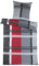 Carpe Sonno Biber Bettwäsche 135x200 cm Baumwolle - 2tlg Bettwäsche Winter - Deckenbezug + Kissenbezug mit Reißverschluss - Flauschige Winter Bettwäsche Flanell Rot Grau kariert
