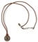 NOOSA-Amsterdam Petite LEDERKETTE SOL midbrown antikmessing - ohne Chunk
