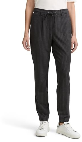 Tom Tailor Damen Loose Fit Hose mit Nadelstreifen 1049380