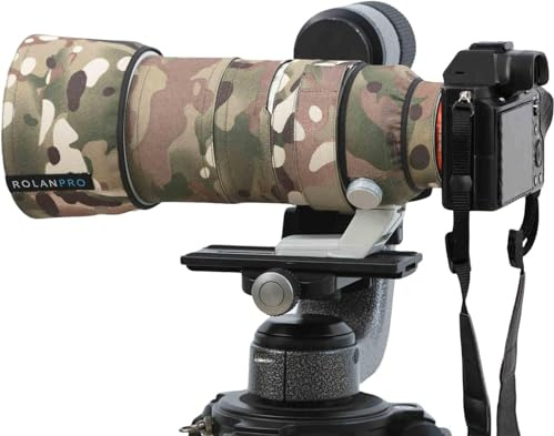 Rolanpro Funda Protectora de Camuflaje para Sony FE 70-200 mm F/2.8 GM OSS II CoverLens Funda Protectora #4 Camo Impermeable