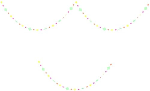 PRETYZOOM 3st Fluoreszierendes Rautenmuster Party-banner Uv-stift Partydekorationen Uv-lampe Glitzernder Vorhanghintergrund Blitzlicht Lichter Streamer Stolz Dekorationen Papier