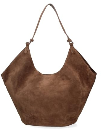 Gave Lux GLX22777623FBG-PARENT Damen-Schultertasche aus echtem Leder Made in Italy 27 x 38 x 21,5 cm