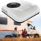 DC RV Climatiseur 2 en 1 RV Climatiseur Toit avec Refroidissement et Chauffage,Climatiseur Stationnement électrique Camping-Car Système Climatisation pour Voiture RV Camion Camper,White-12V