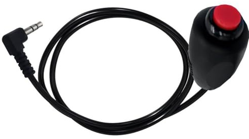 Bosiyrggrl Nurse Pager Button Switch Line 3.5mm Emergency Call Button Line Nurse Station Telephone Plug Button Line Cable 1.8m