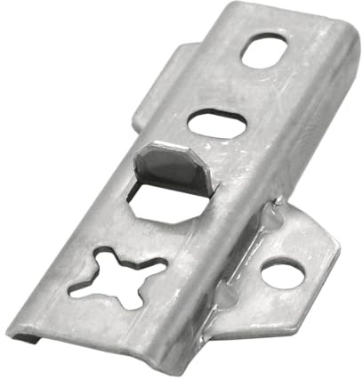 Design61 Lot de 200 connecteurs universels de terrasse en acier inoxydable 22 mm avec vis Fixation invisible pour lames de terrasse