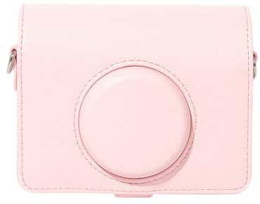 Aisnyho Instant Mini EVO Case,Camera Protective Case Bag for Fujifilm Instax Mini EVO with Shoulder Strap (Light Pink)