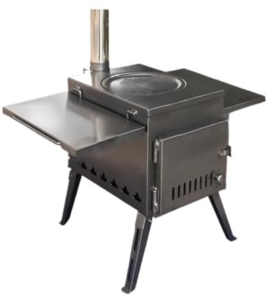 BCJMKDX Estufa de leña para Acampar, Estufa de leña for Acampar, Estufa for Exteriores, portátil for, for Picnic al Aire Libre, calefacción, fogatas for jardín(Small)