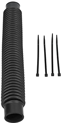 BCD-Inflatorschlauch zum Tauchen, hochfester Gummi, langlebiges Wellrohr für Auftriebskontrollgerät, Sidemount-BCD-Ersatzzubehör (16 Zoll)