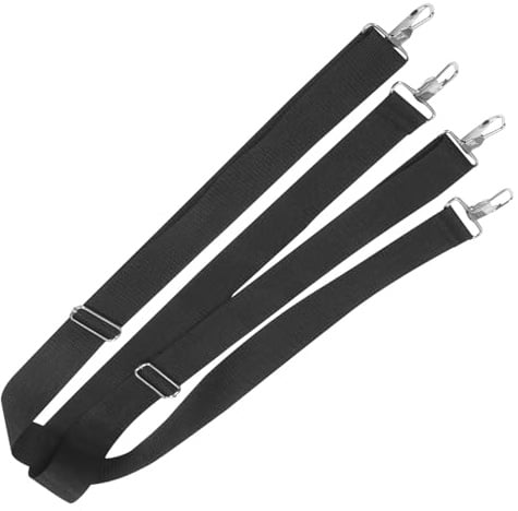 MAJORMENCH Snare Drum Tragegurt mit Breitem Verstellbarem Schultergurt und Stabilen Karabinern Praktische Trommelschlinge für Marschband und Auftritte